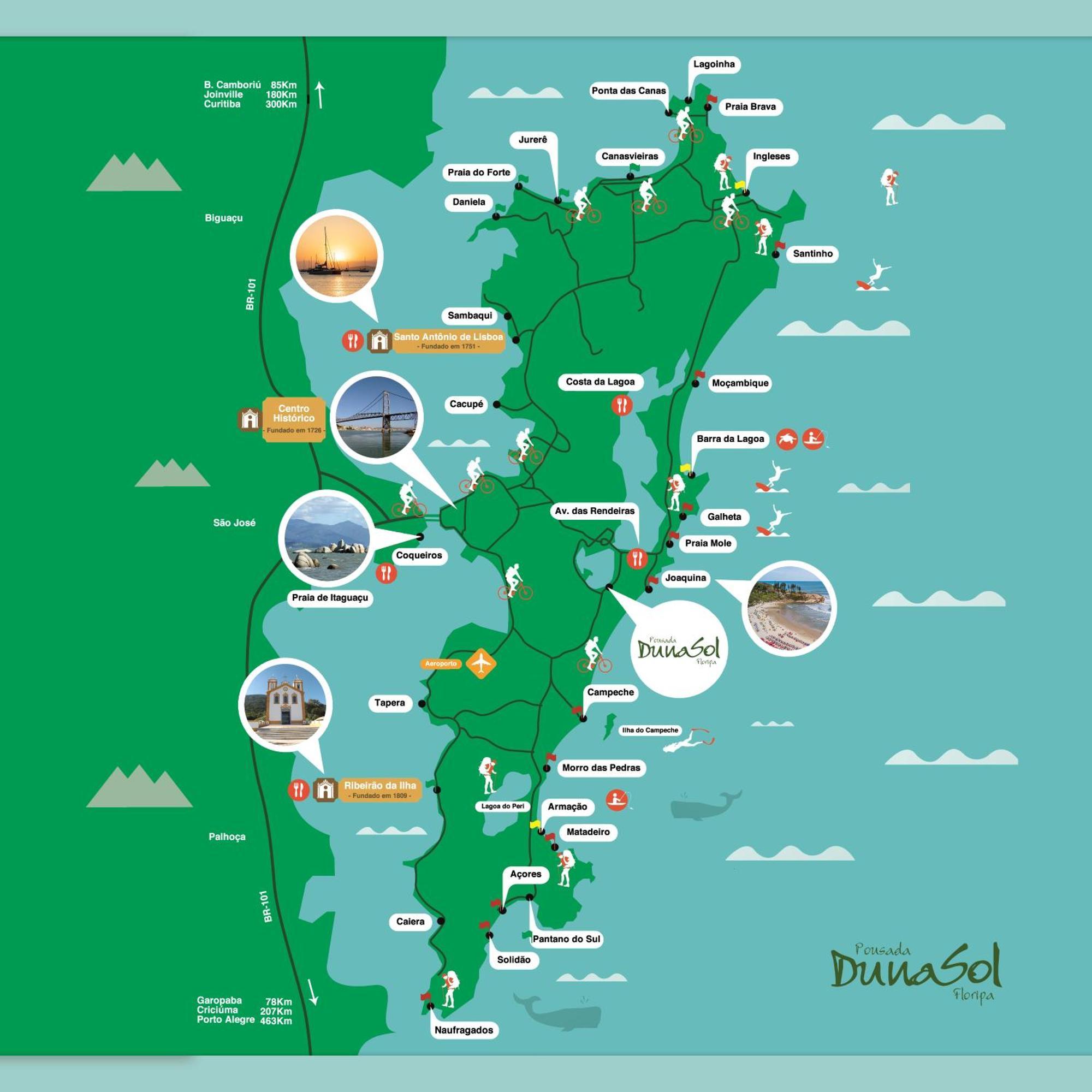 Florianópolis Pousada Dunasol Floripa מראה חיצוני תמונה